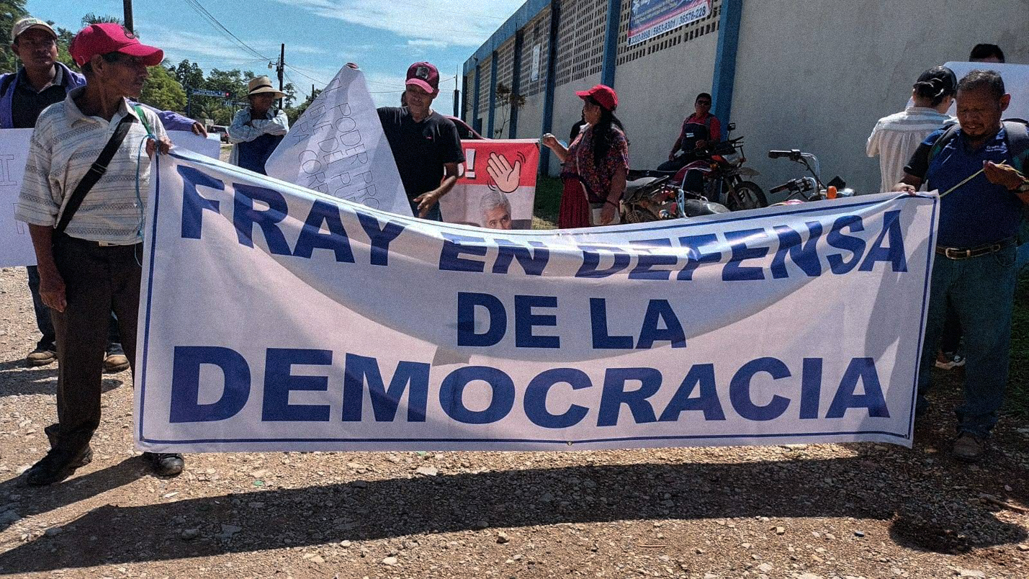 Marcha contra el golpe de Estado.
