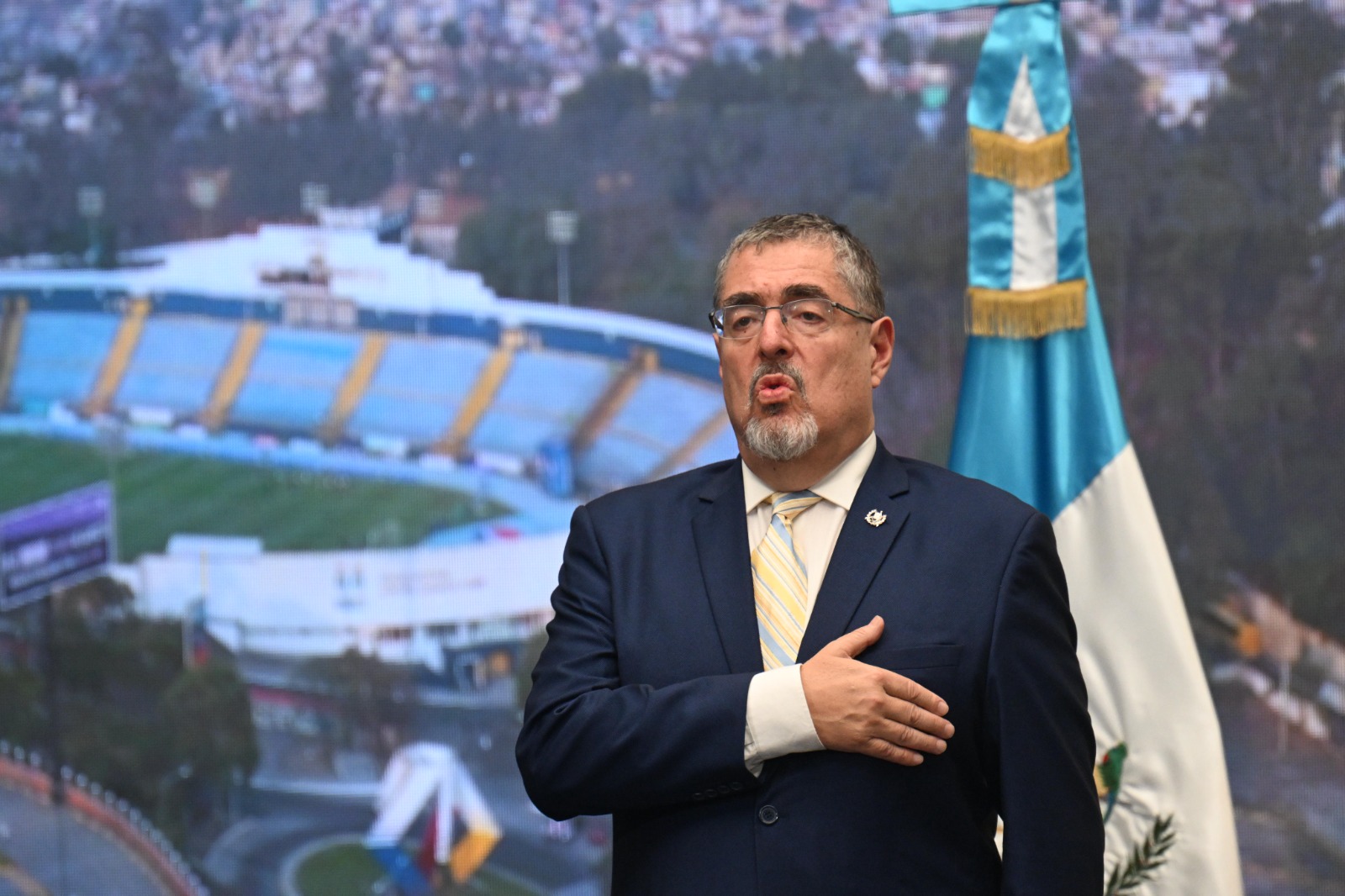 Presidente electo, Bernardo Arévalo. septiembre de 2023. Prensa Comunitaria.
